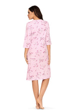 Afbeelding in Gallery-weergave laden, Damen Nachthemd 3/4 Arm 232226 1 Bleu

