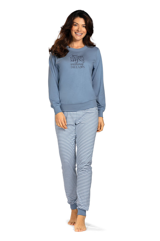 Damen Schlafanzug 252324 110 denim