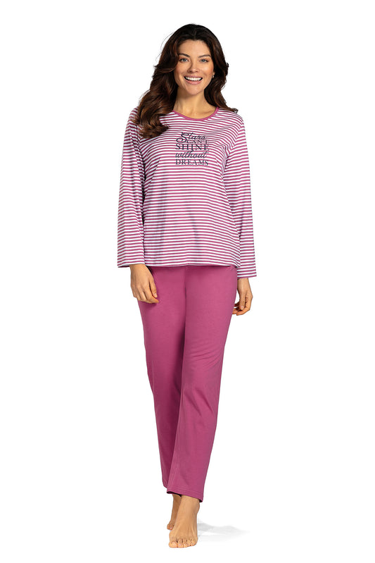 Damen Schlafanzug  252325 89 beere