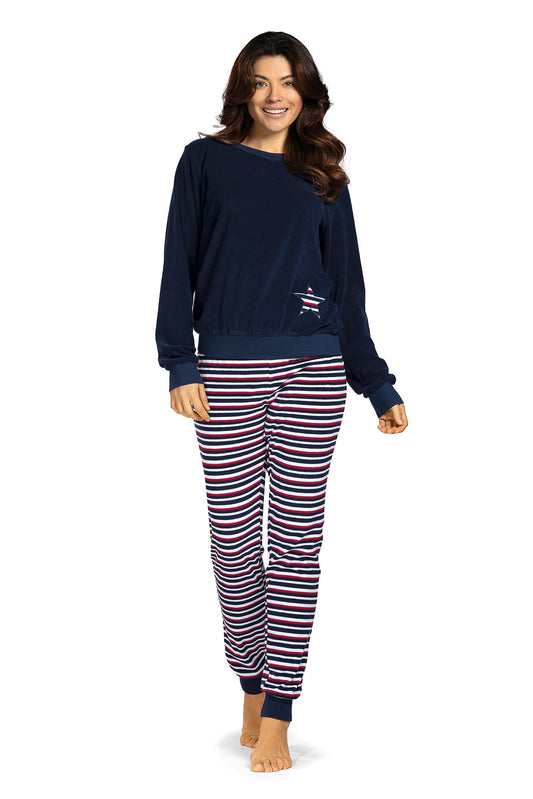 Damen Schlafanzug  252337 11 marine