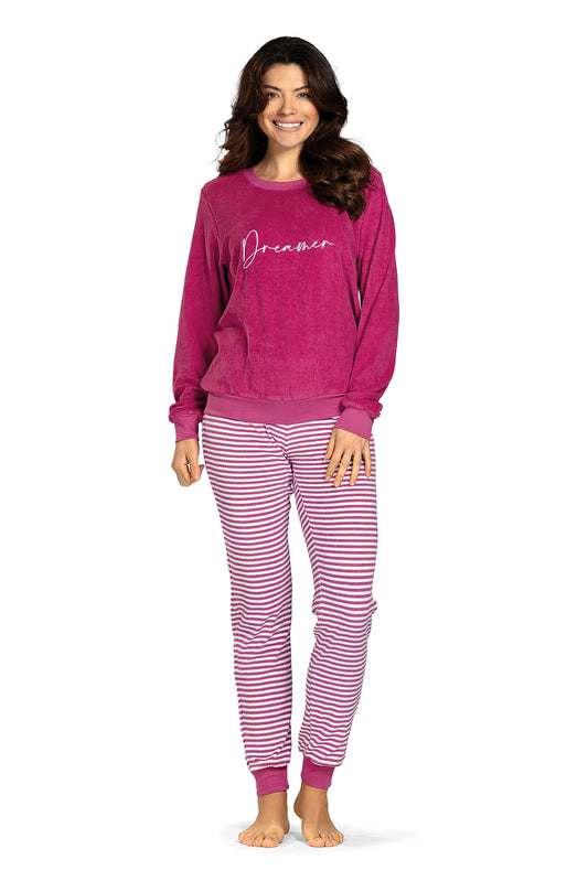 Damen Schlafanzug  252339 89 beere