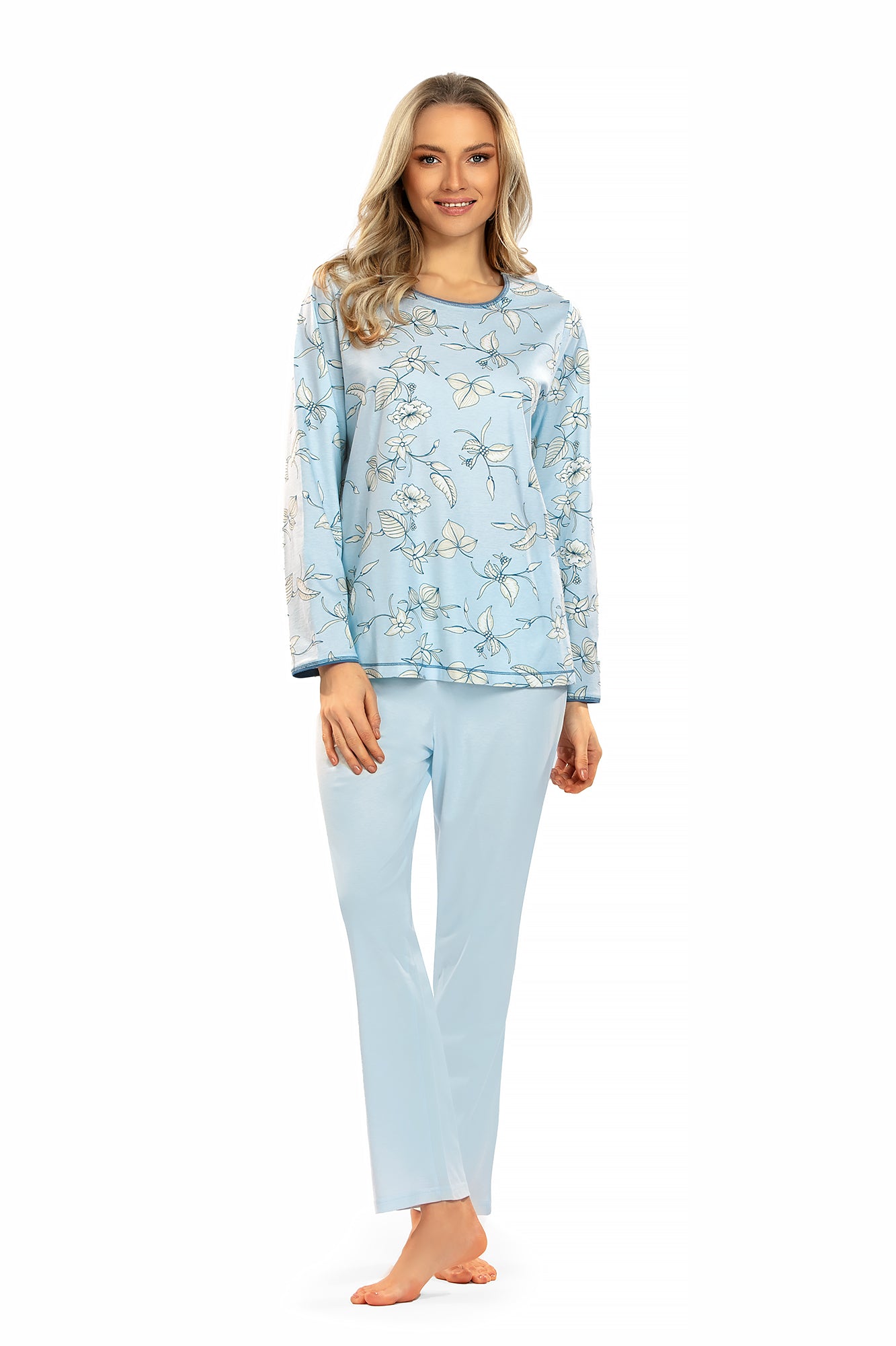 Damen Schlafanzug  252349 1 Bleu
