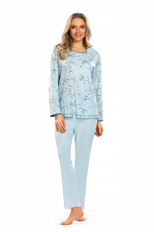 Damen Schlafanzug  252349 1 Bleu
