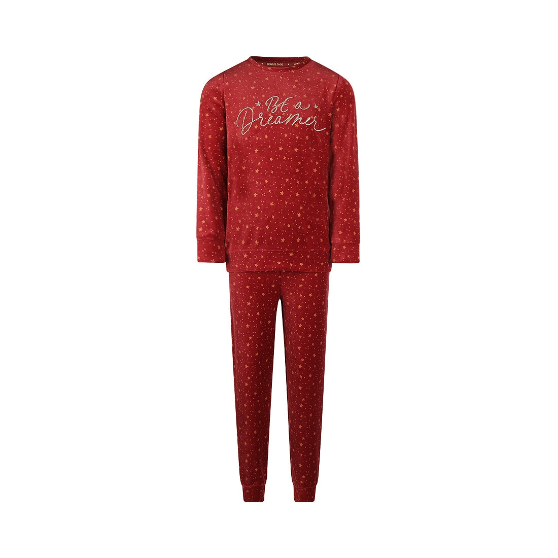 Girls velours set Q53011-41 BR31 Brique red