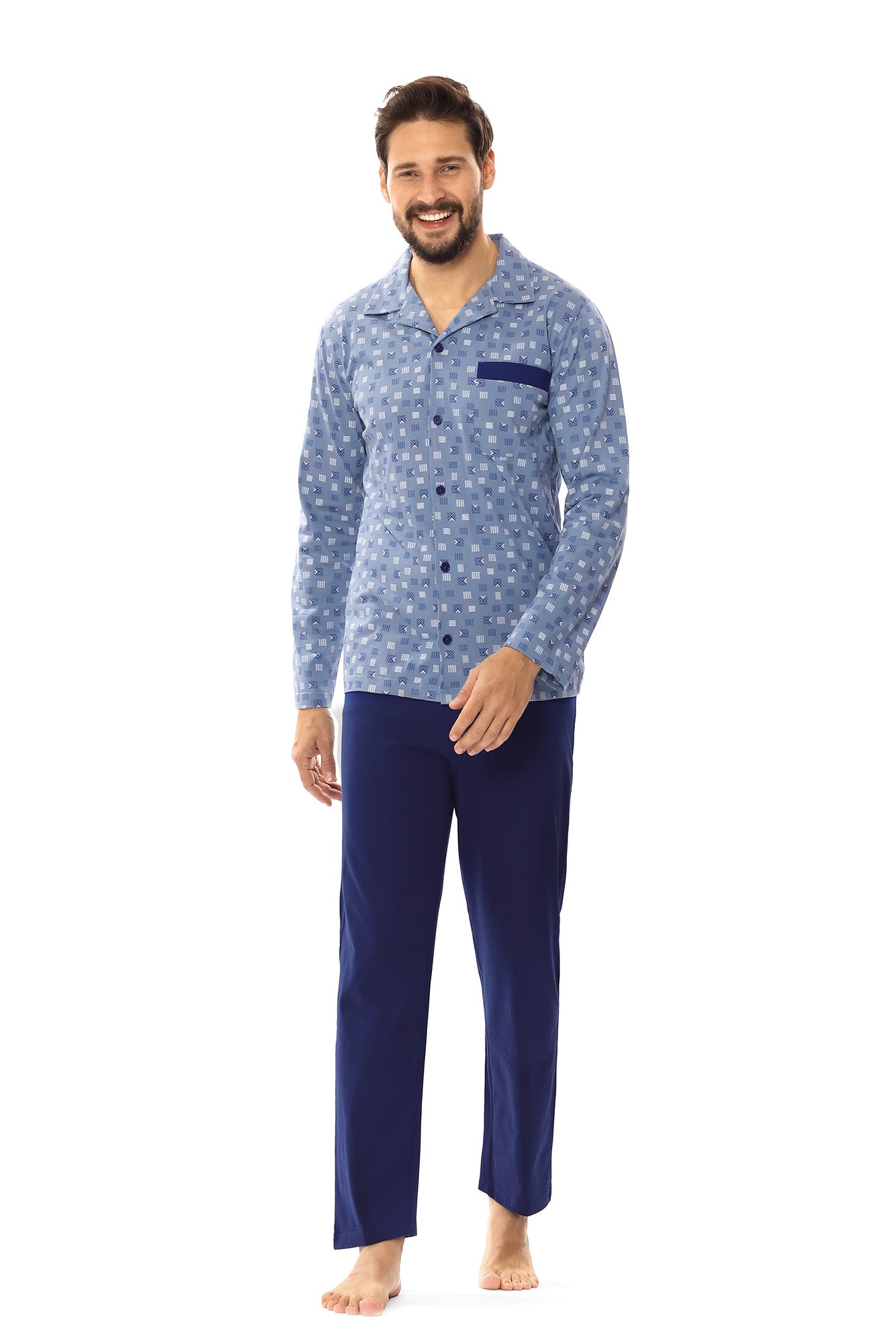 Herren Schlafanzug 222814 113