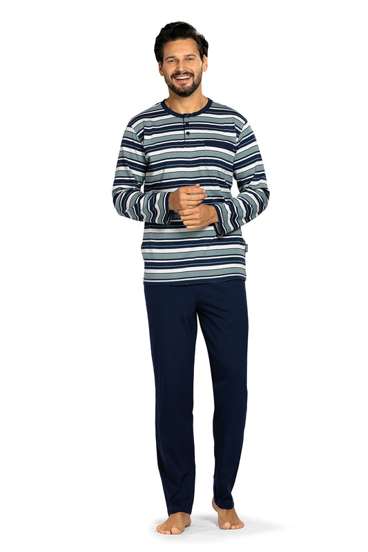 Herren Schlafanzug  252822 11 marine