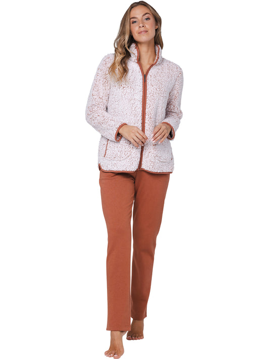 Homesuit full zipper 181252-148-1 Brown 160