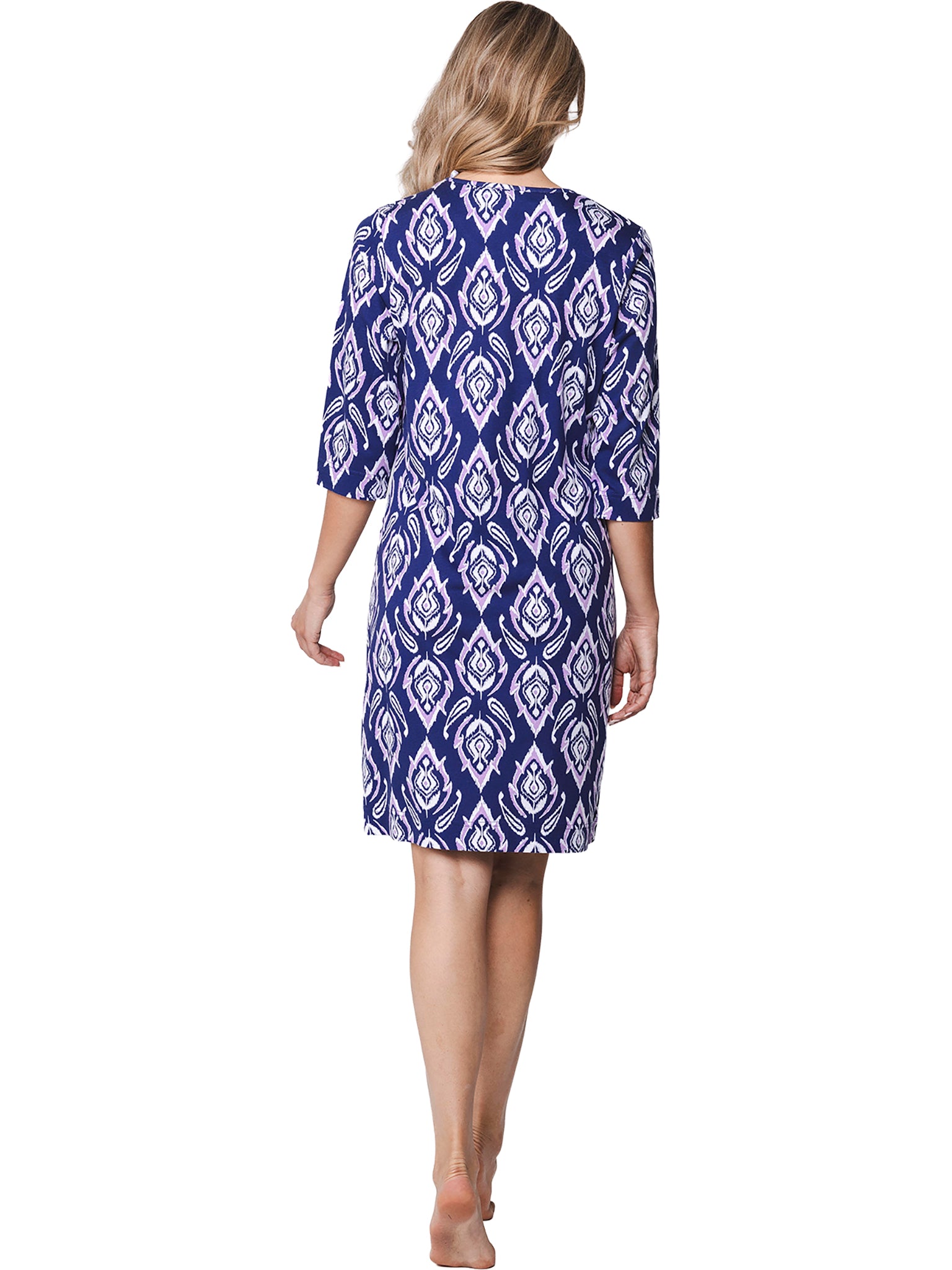 Nightdress3_4sleeves(95cm)111261-142-1520blue__2