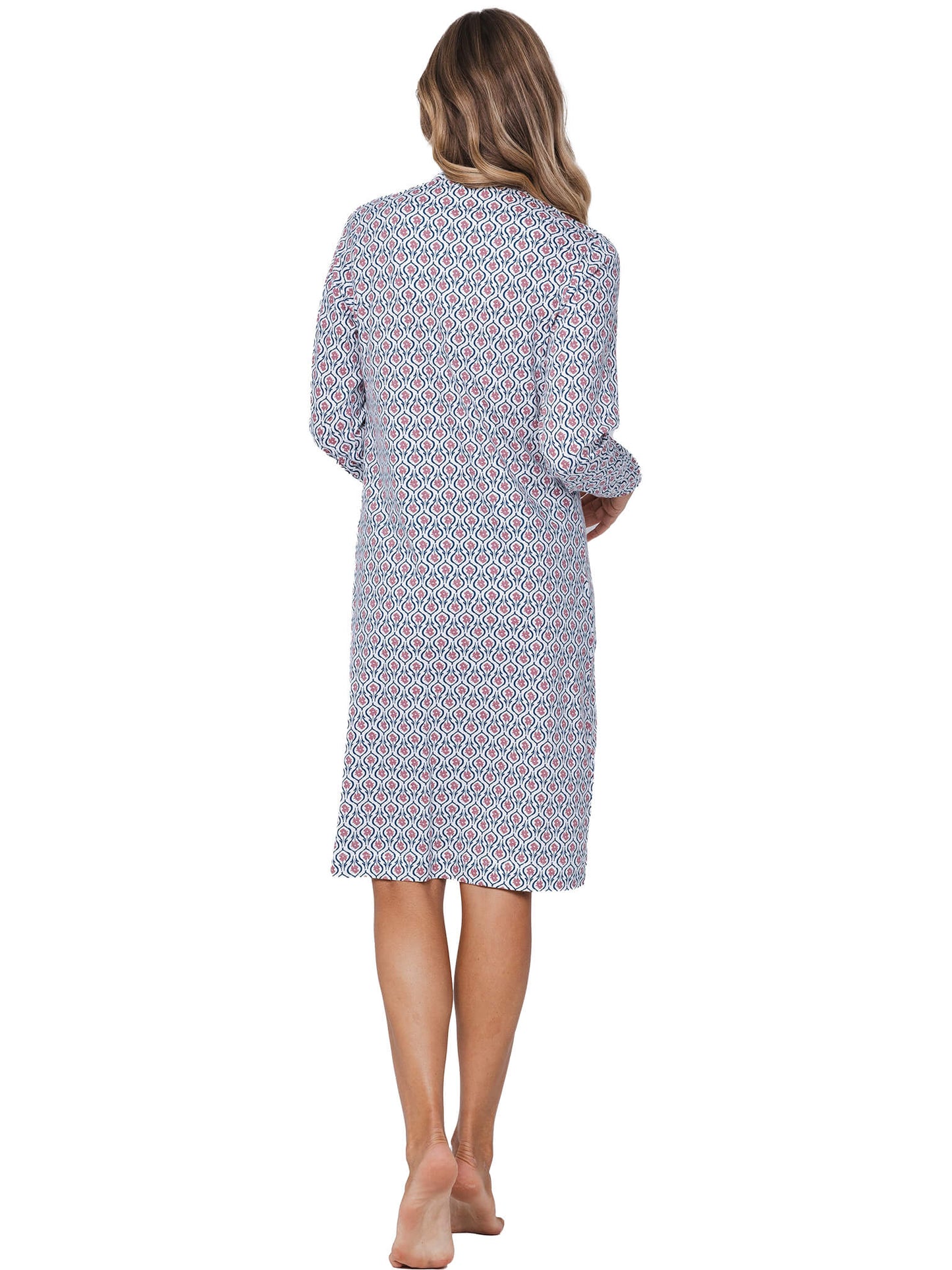 Nightdress with buttons (95 cm) 111252-160-1 blue 520
