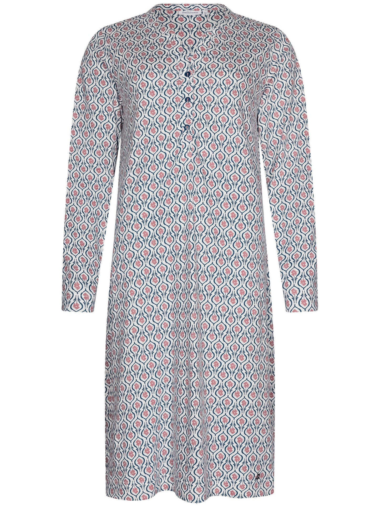 Nightdress with buttons (95 cm) 111252-160-1 blue 520