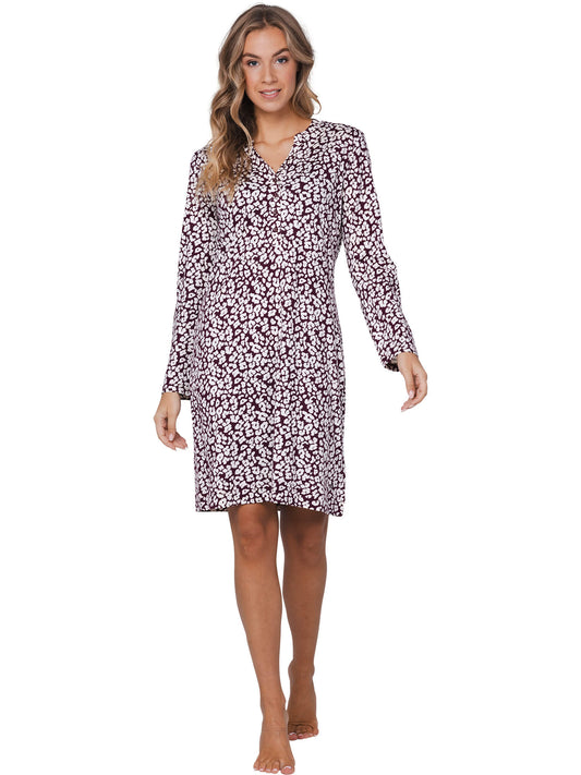 Nightdress with buttons (95 cm) 111252-212-1 red 270