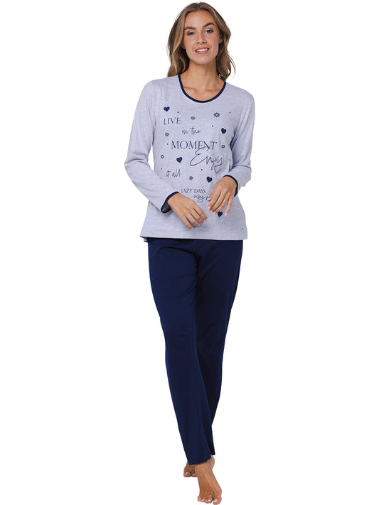 Pyjama 121252-650-1 grey 910