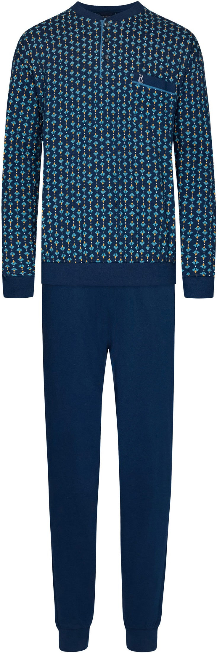 Pyjama 27232-704-4 526 blauw