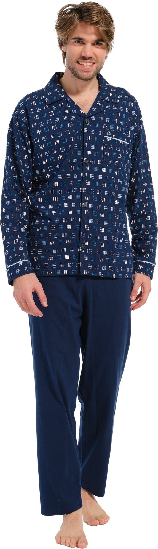 Pyjama 27232-716-6 526 blauw