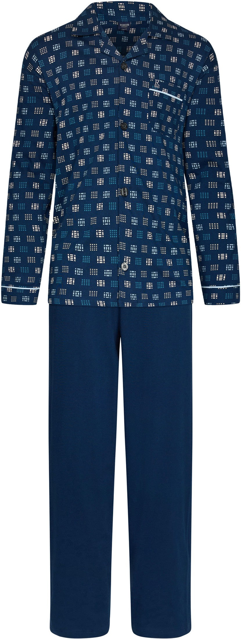 Pyjama 27232-716-6 526 blauw