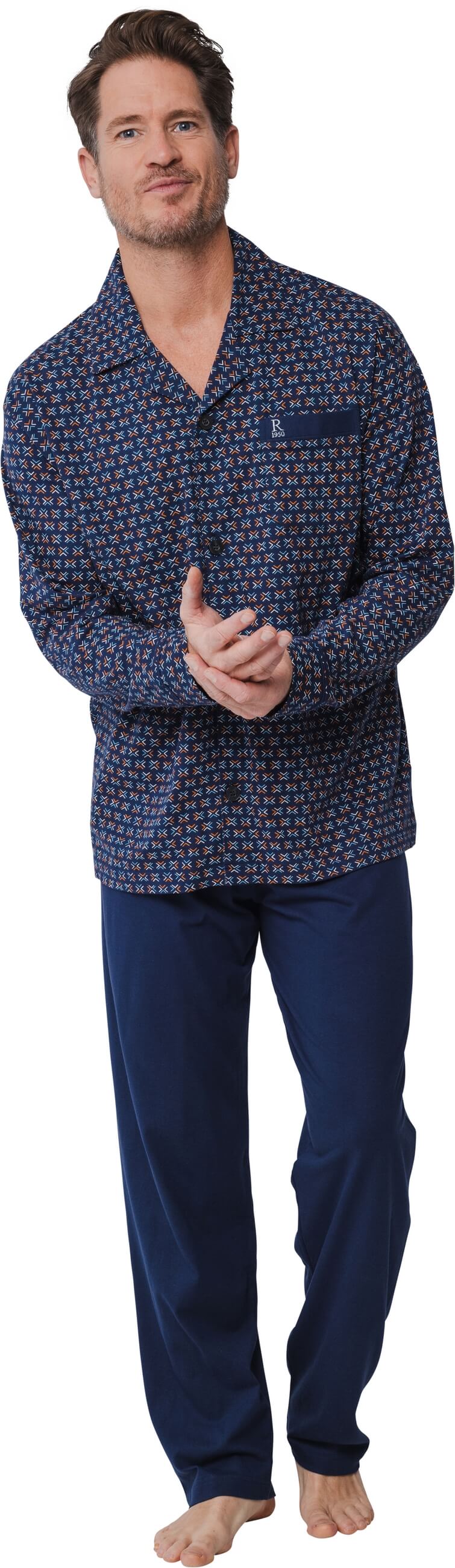 Pyjama 27242-716-6 510 blue