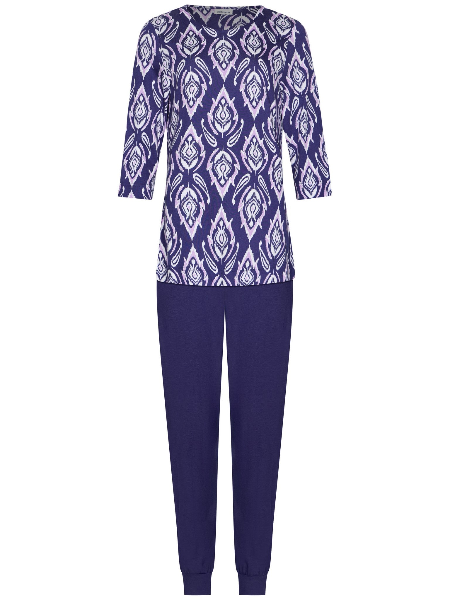 Pyjama3_4sleevepantwithcuffs121261-142-1520blue__3