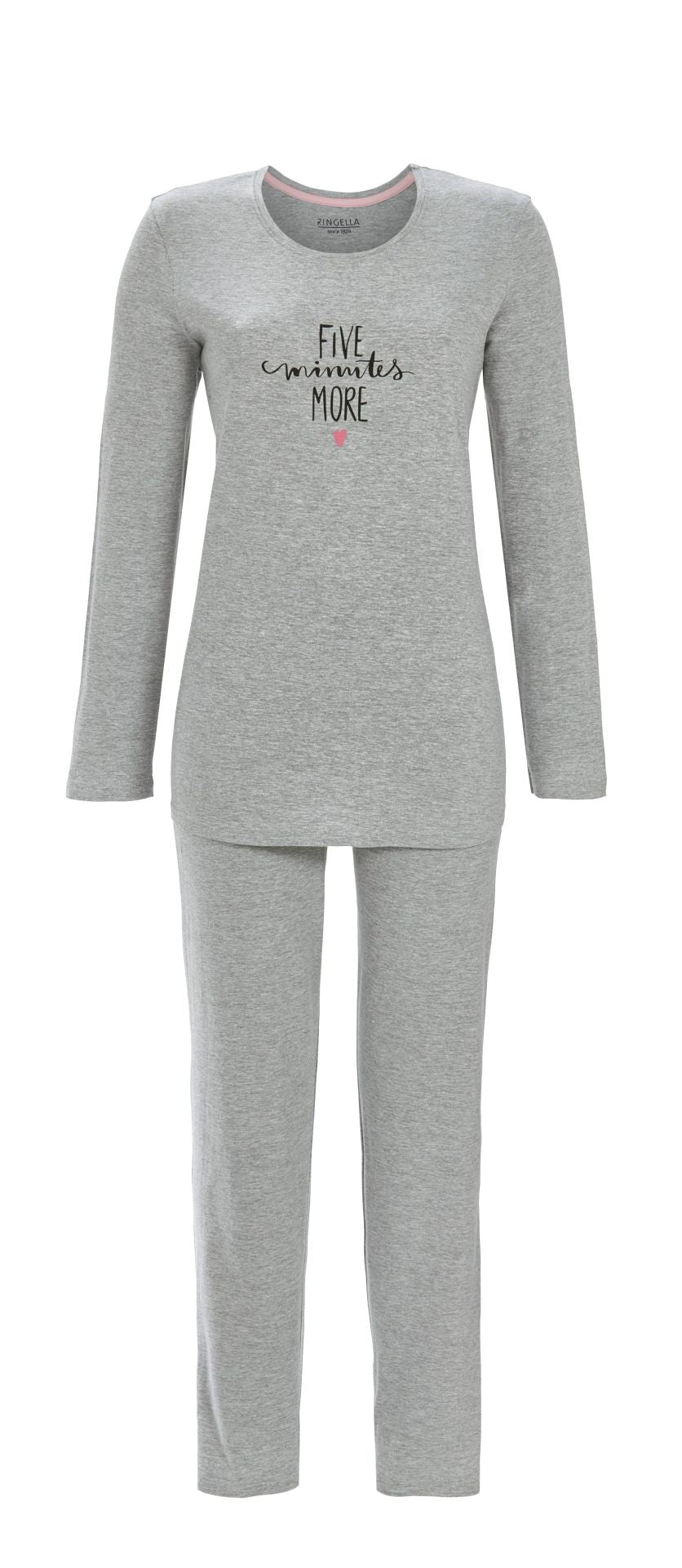Pyjama 5511224A 924 grau-melange