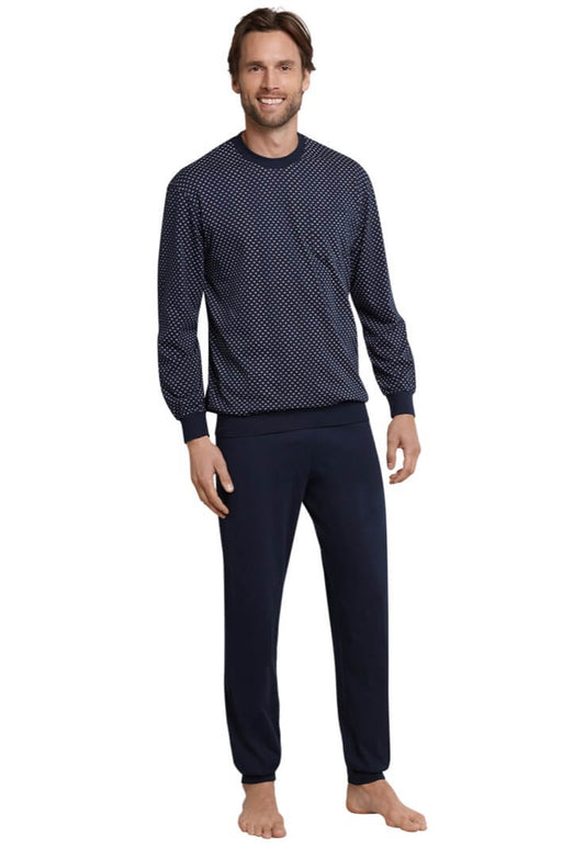 Pyjama Long                    159620 803 dark blue