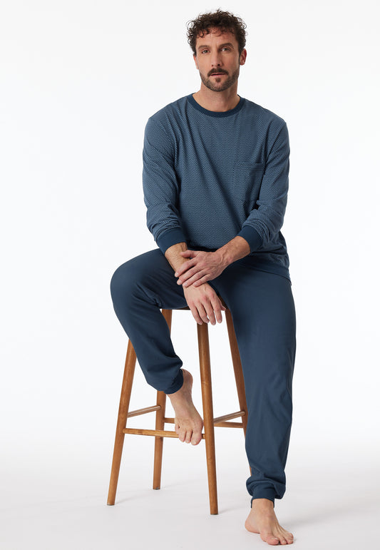 Pyjama Long                    181156 808 bluegrey
