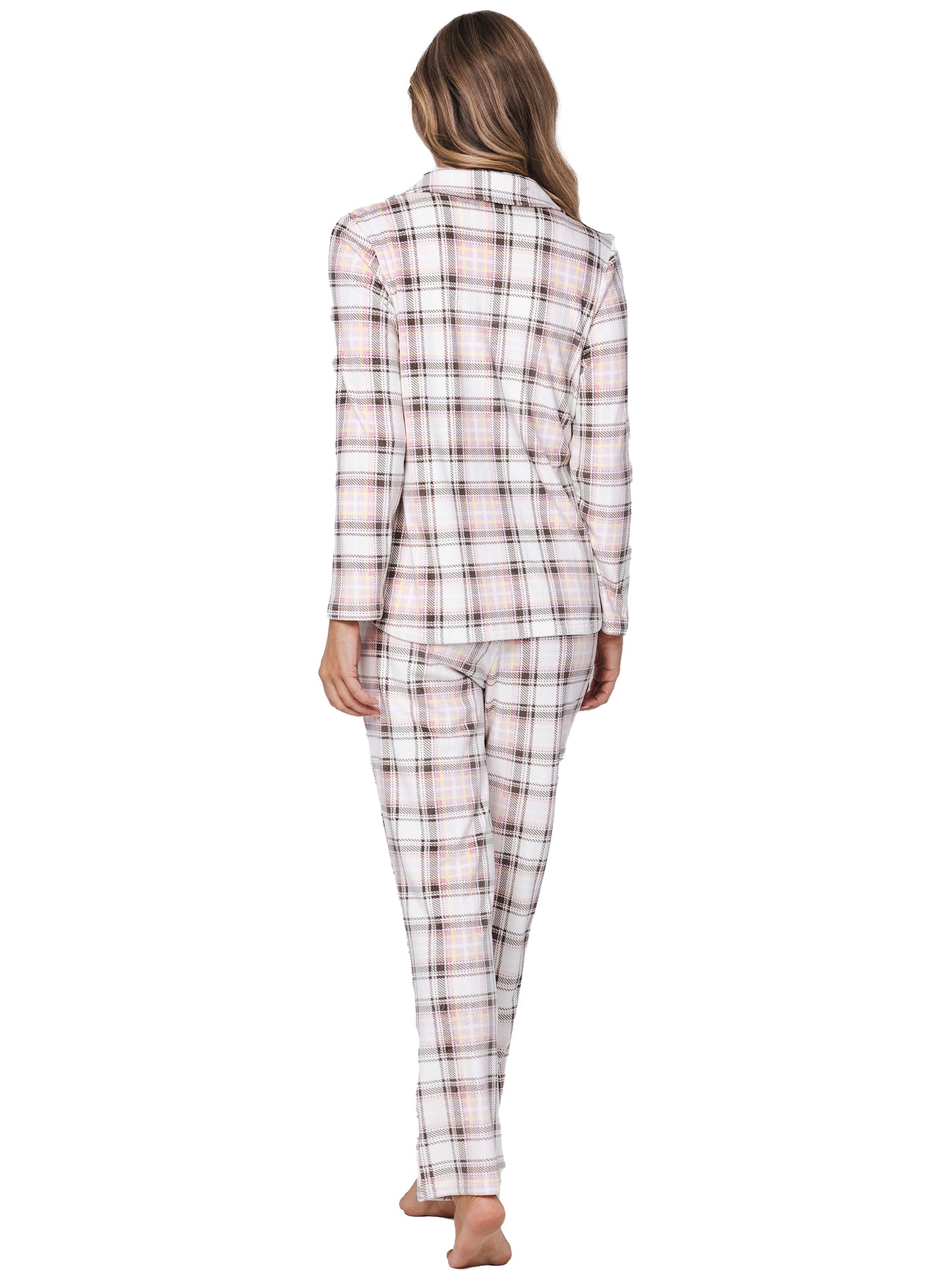 Pyjama full button 121252-168-1 brown 150