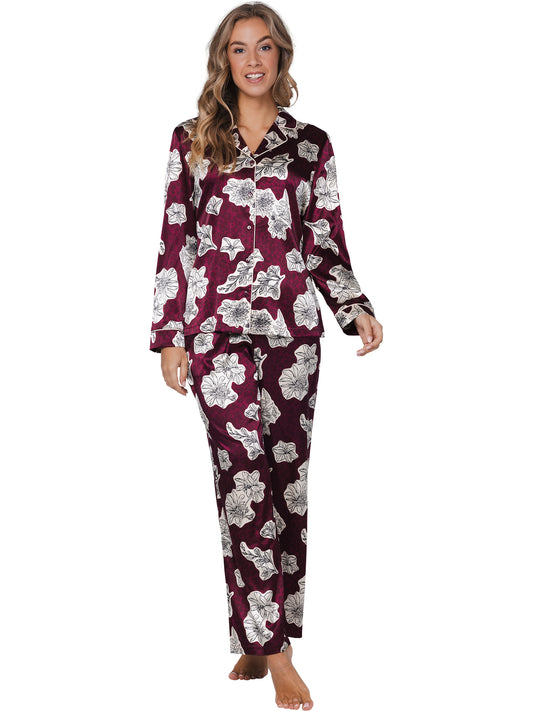 Pyjama full button 121252-210-3 red 270