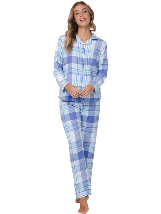 Pyjama full button 121252-606-1 Blue 510
