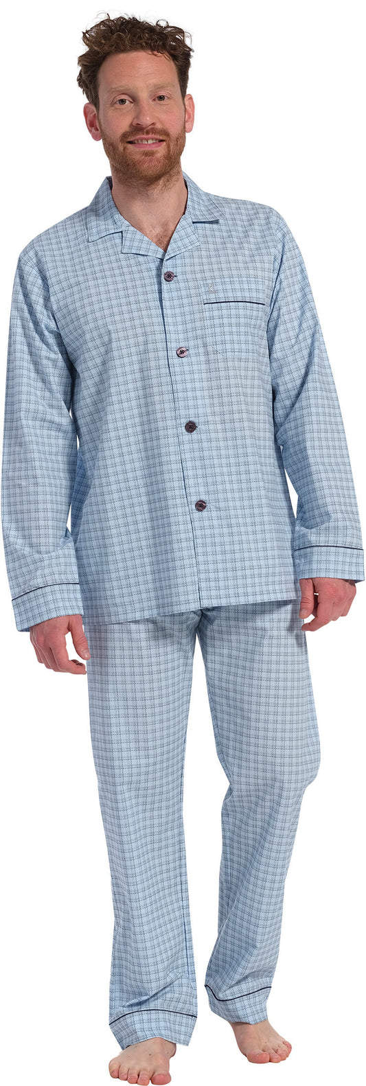 Pyjama with long pants straight leg 27231-700-6 501 blue