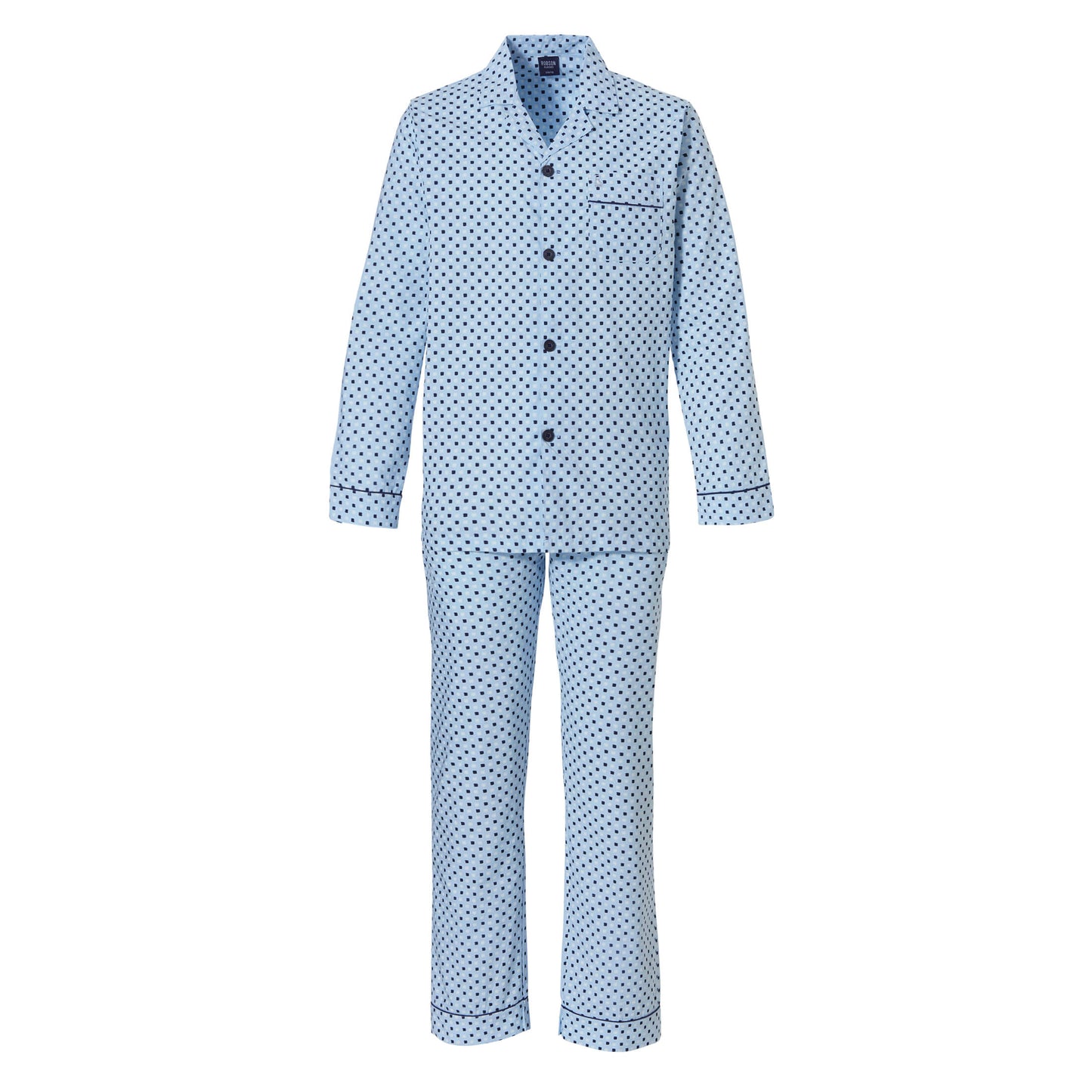 Pyjama with long pants straight leg 27231-708-6 501 blue