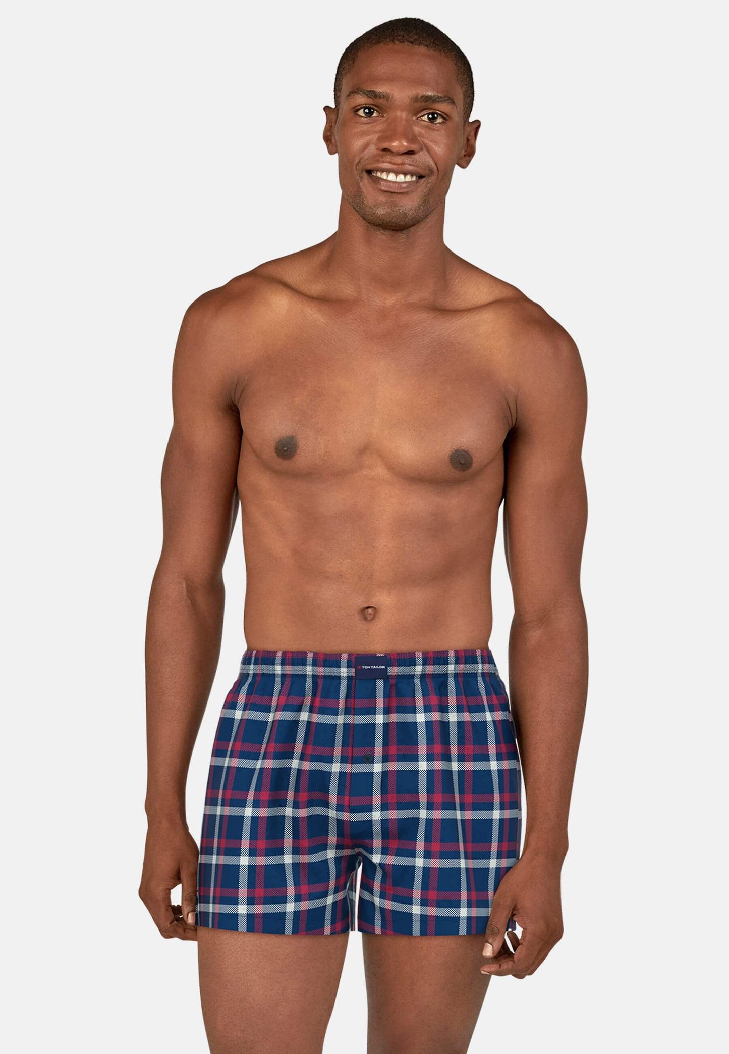 Short 75219 434 rot-dunkel-Karo