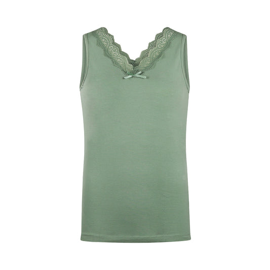 Women lace top P55128-38 41 Green