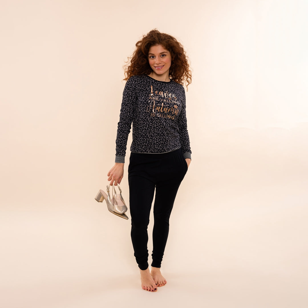 Women legging with pockets O57184-38 99 Black