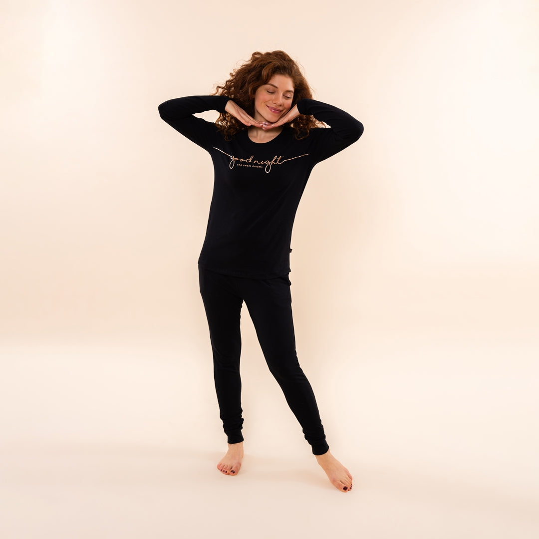 Women legging with pockets O57184-38 99 Black