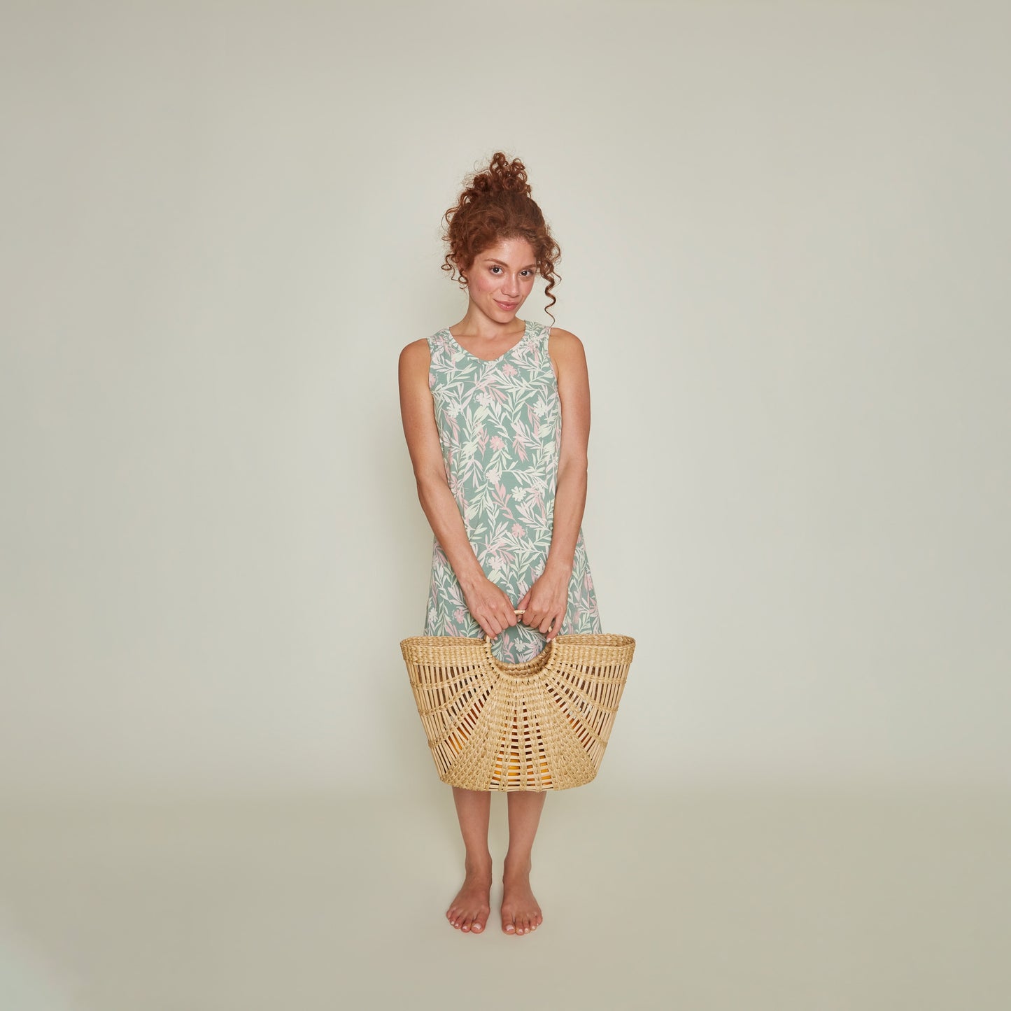 Women singlet dress P55132-38 41 Green