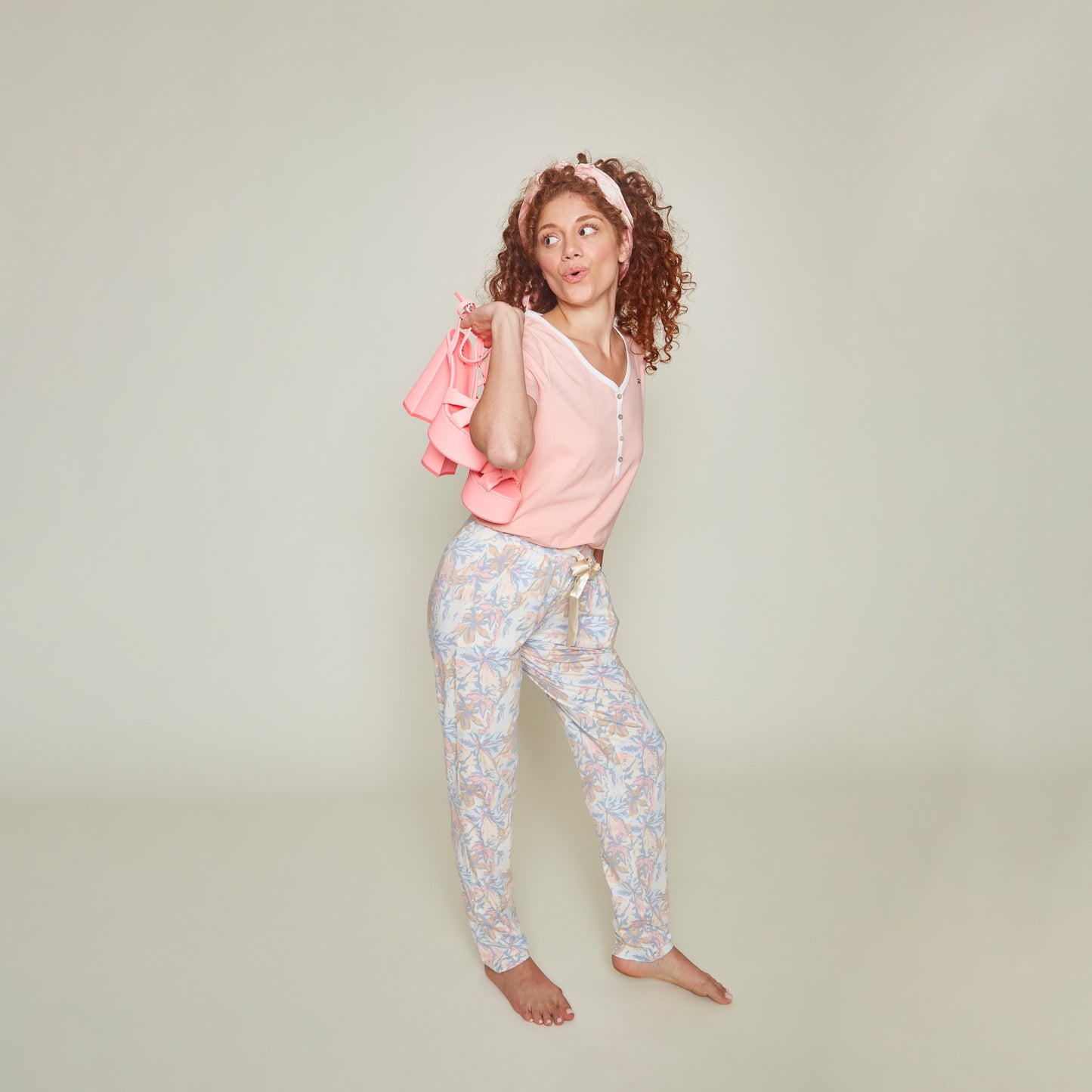 Women t-shirt ss P55136-38 71 Pink