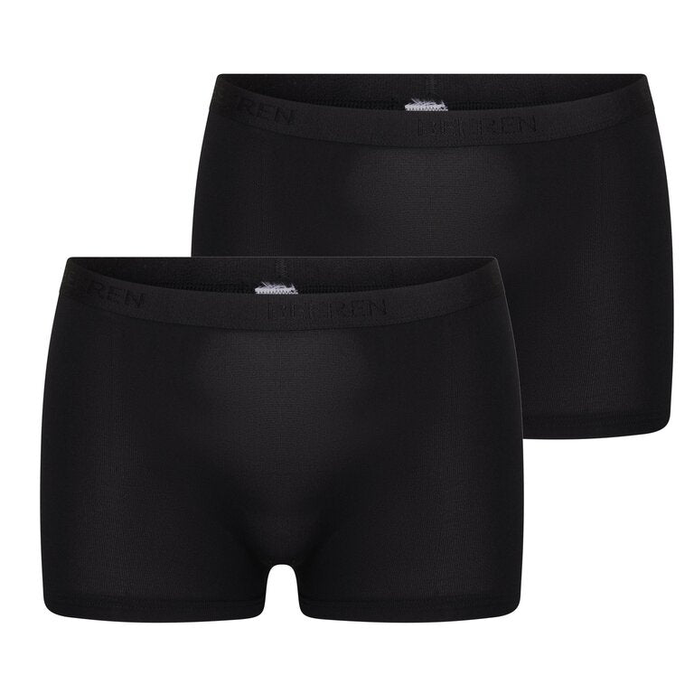 Young boxershort 2-pak dames 16-401 007 ZWART
