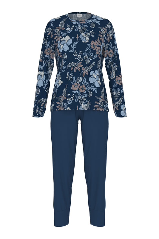 pyjama 7/8 length, long sleeve 1240094 1118 deep marine