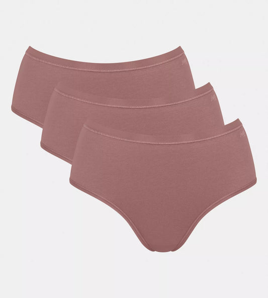sloggi GO Daily Cotton Midi 3P 10222325 1141 CACAO