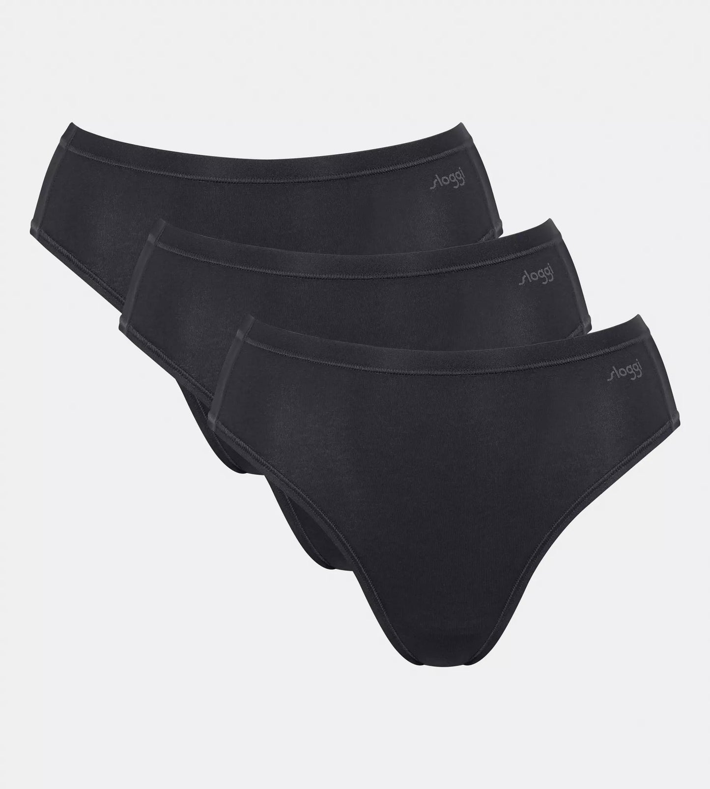sloggi GO Daily Cotton Tai 3P 10222331 0004 BLACK