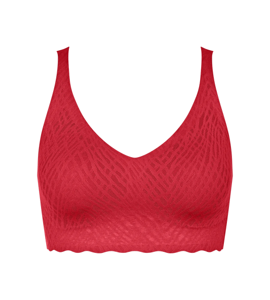 sloggi ZERO Feel Bliss Festive Bralette 10224744 00FZ SHANGHAI RED
