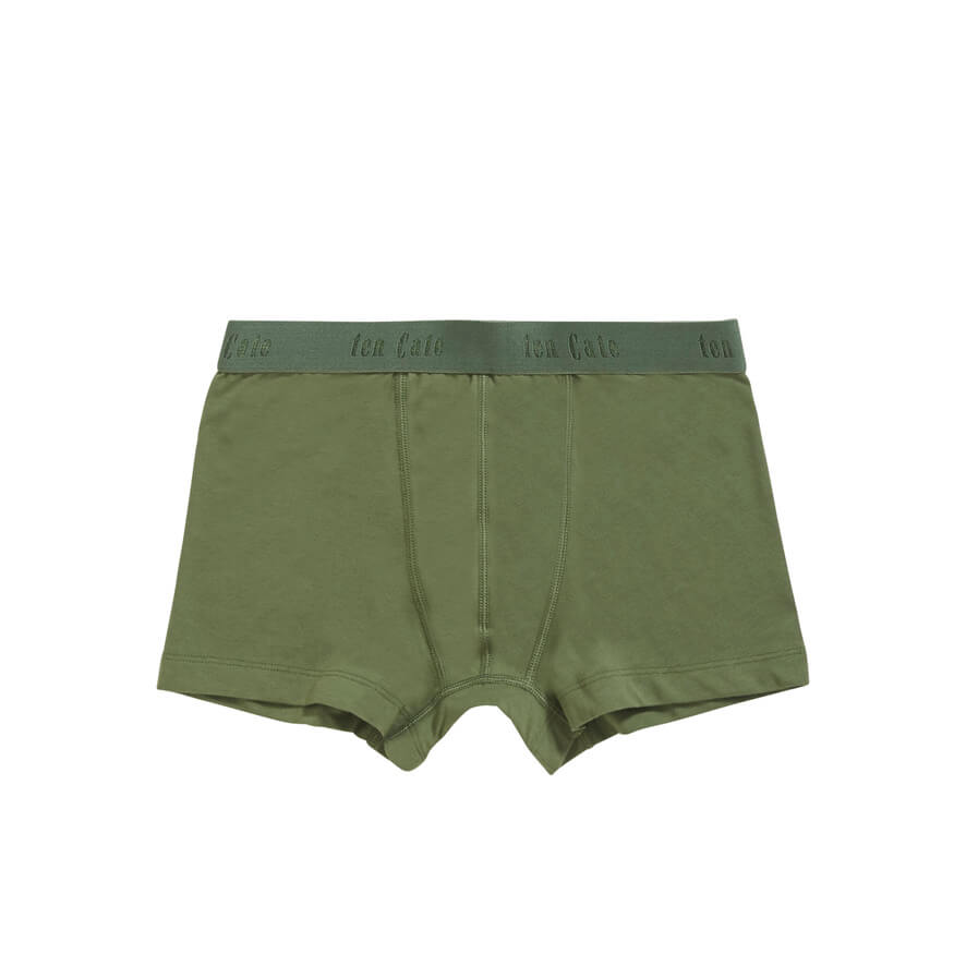 Cotton Stretch boys shorts 2PC 31987 3172 army green