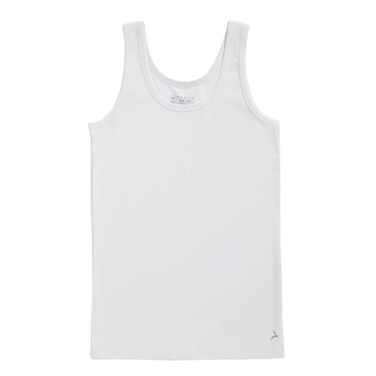 Cotton Stretch boys singlet 31964 001 white