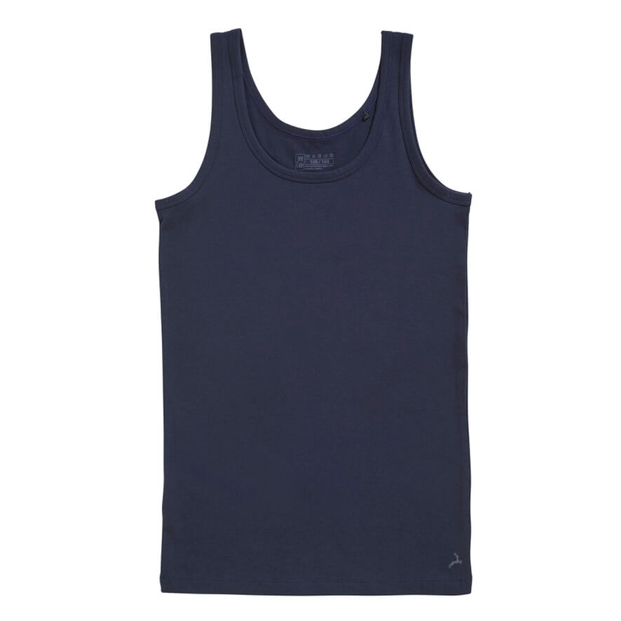 Cotton Stretch boys singlet 31964 159 Navy