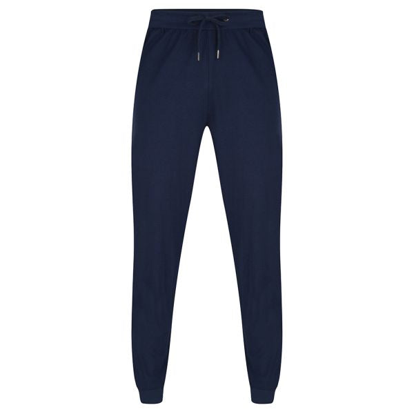 Men long pants with cuff 5399-621-8 563 Dark blue