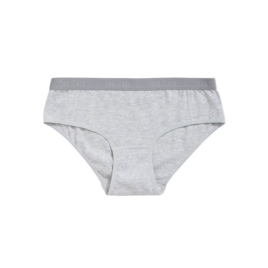 Organic girls hipster 2 pack 31985 955 Light grey melee