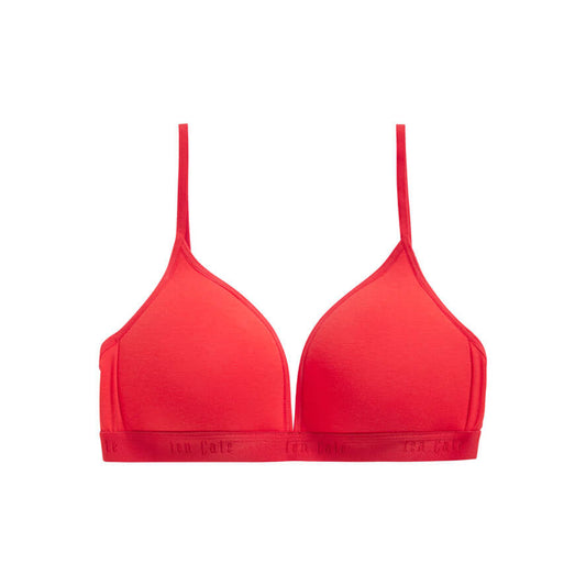 Organic girls padded bra 31962 3035 red