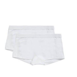 Organic girls shorts 2 pack 31986 001 white