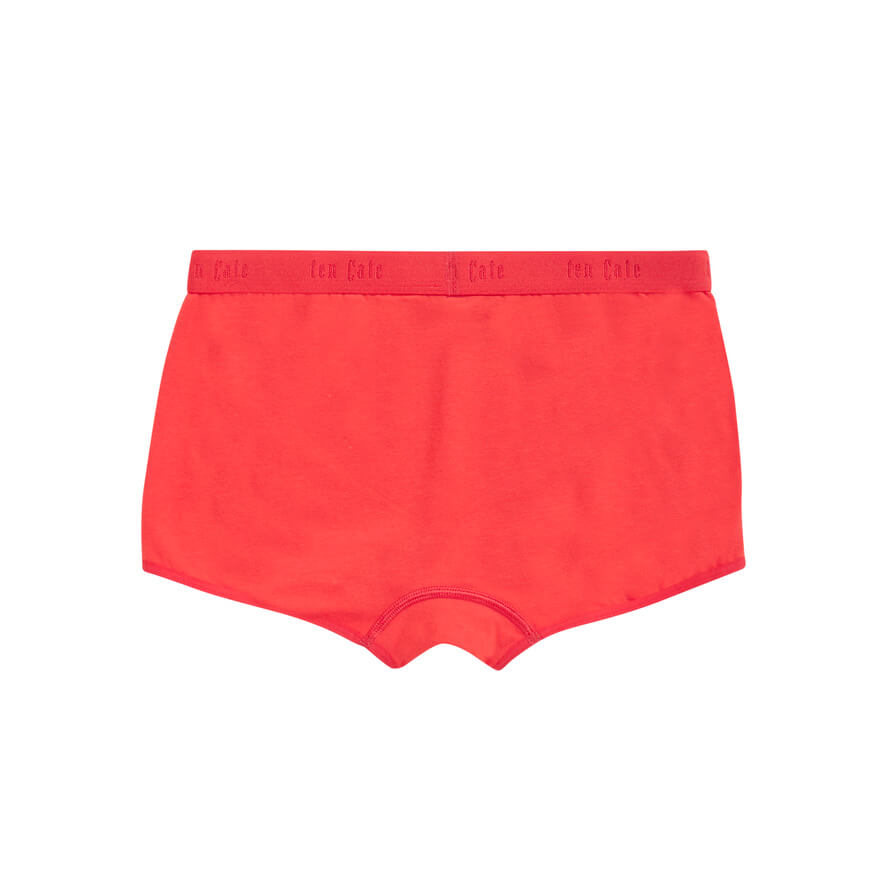 Organic girls shorts 2 pack 31986 3035 red