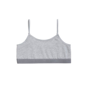 Organic girls top 31993 955 Light grey melee